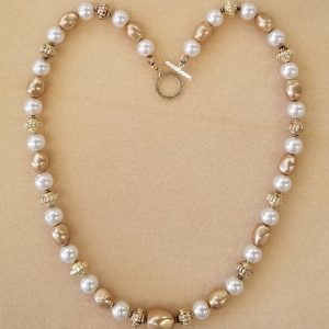 607n gold & pearls