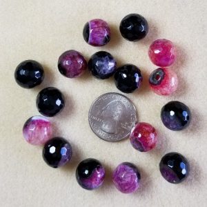 2607 Faceted Agate Purple
