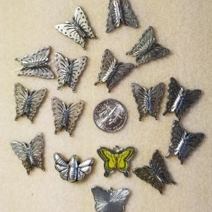2640 Metalic butterflies