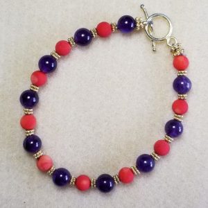1105 red purple bracelet