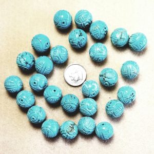 2510 turquoise sculpted