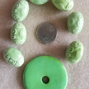 3401 lime beads