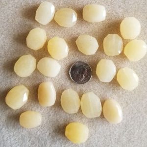 3631 yellow calcite oval