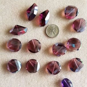 3874 facet purple crystal