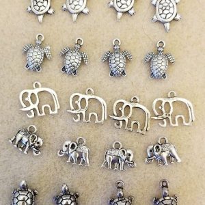 3957 metal animal charms