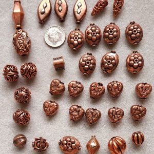 4230 tiny copper beads